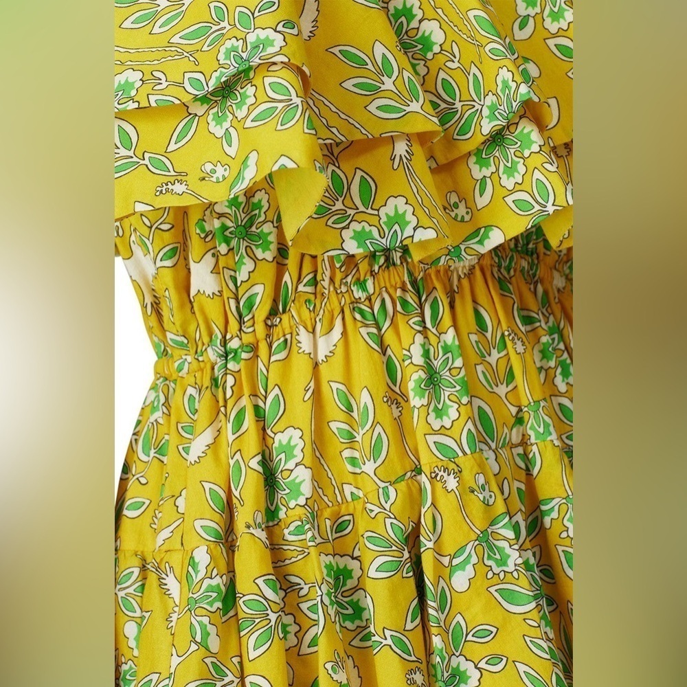 RHODE Dotty Floral Ruffle Mini Dress 🌻 XS - Picture 12 of 16